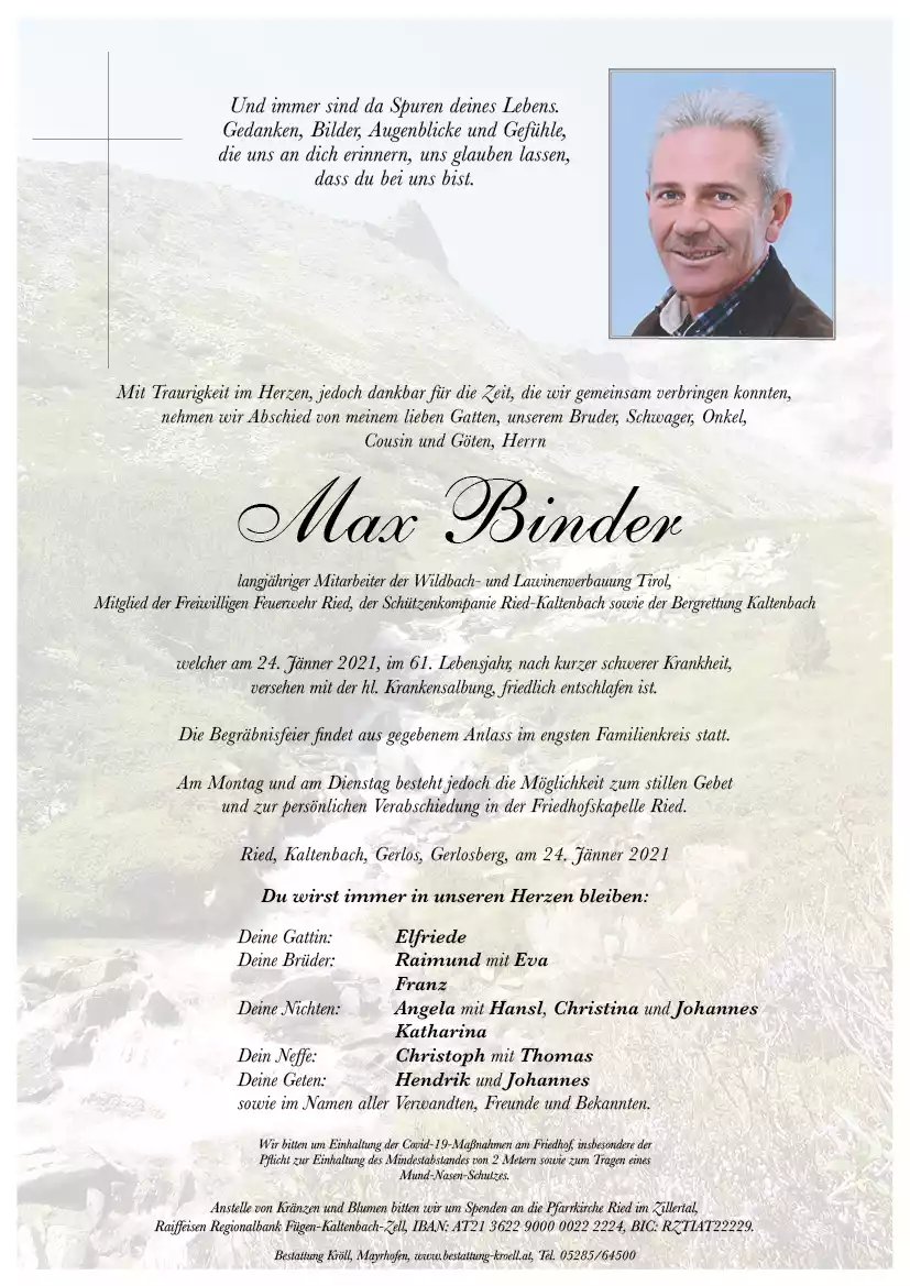 Parte von Max Binder